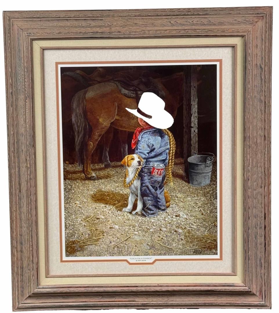Don Crook Coca Cola Cowboy Print (1 of 8)