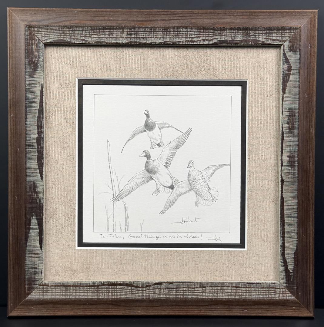 Joe Hautman Good Things Come in Threes Drawing (1 of 4)