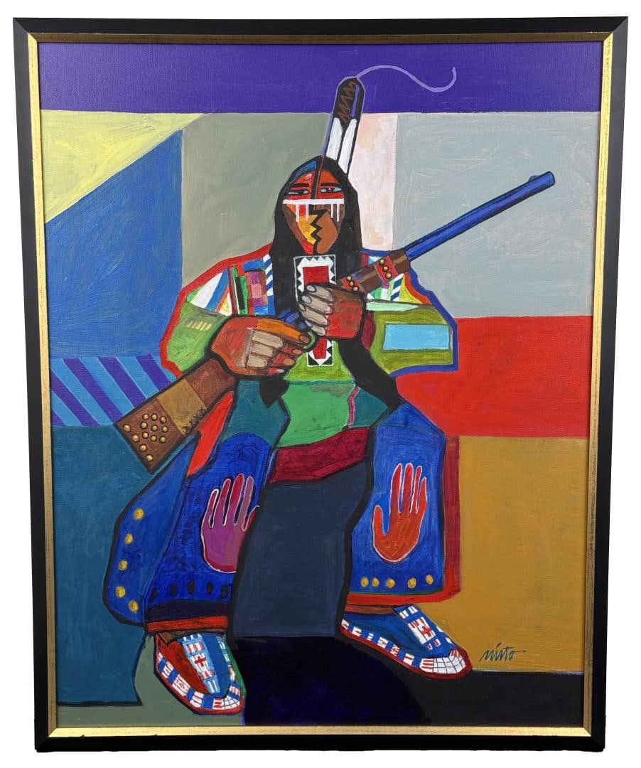 John Nieto Midthunder Acrylic Painting (1 of 8)