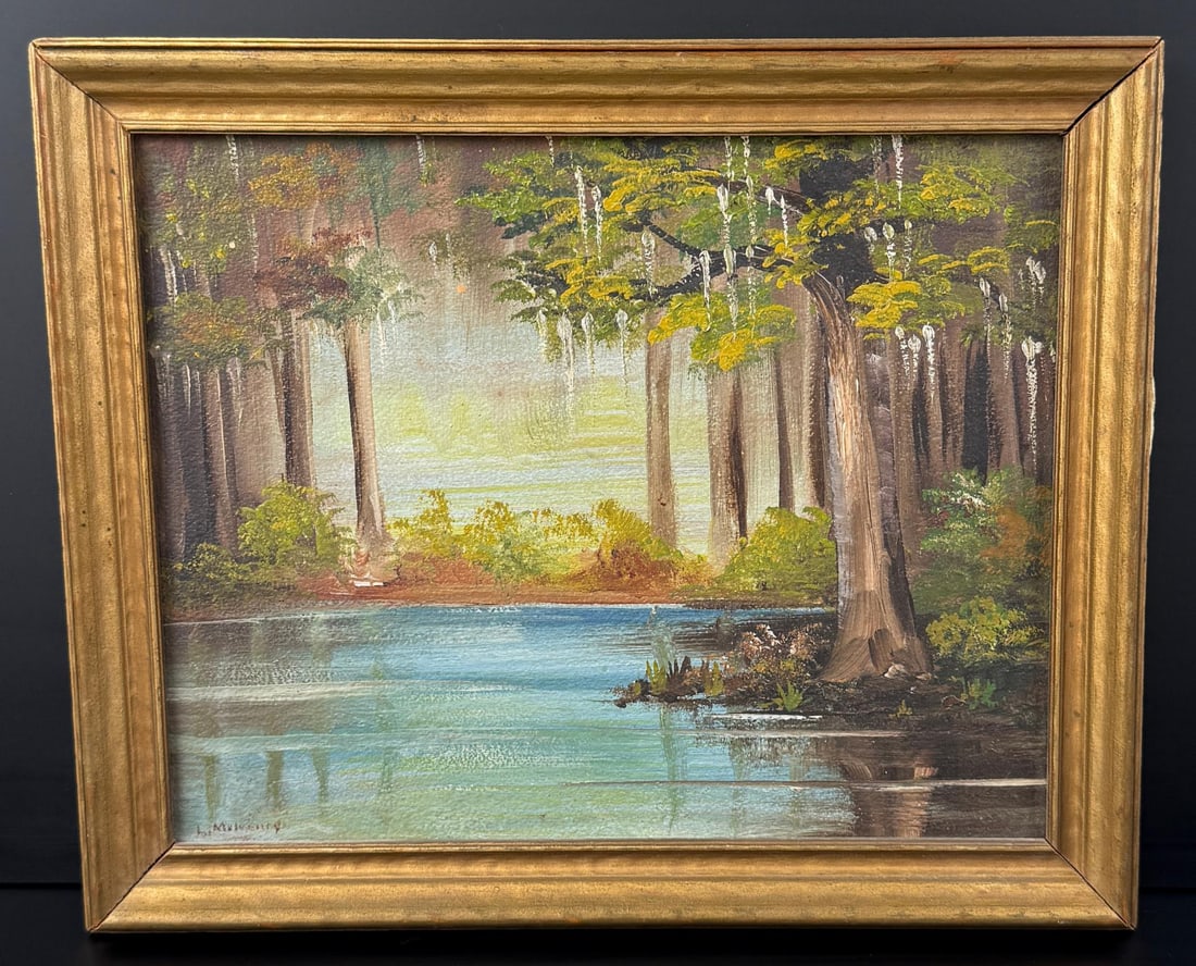 Florida Highwaymen Swamp Painting (1 of 5)