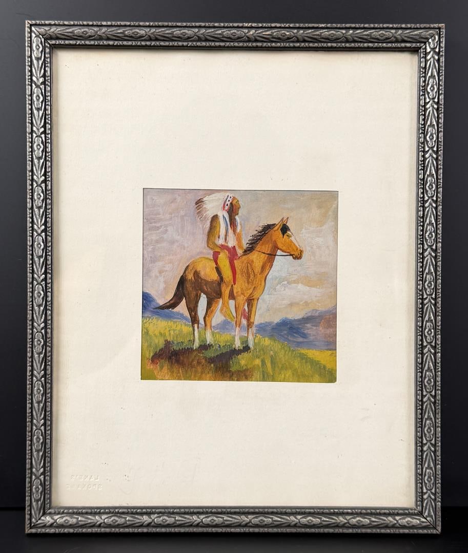Chapin Dunning Indian Painting (1 of 4)