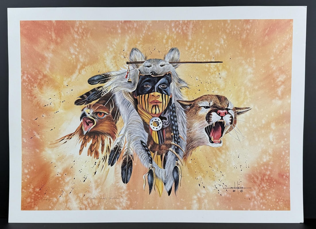 Art Menchego Mother Earths Children Print: 16" by 22"