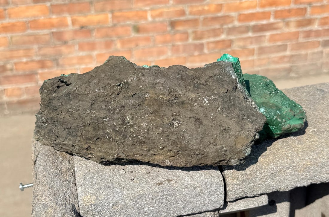 Botryoidal Malachite Azurite Mineral Specimen - 3