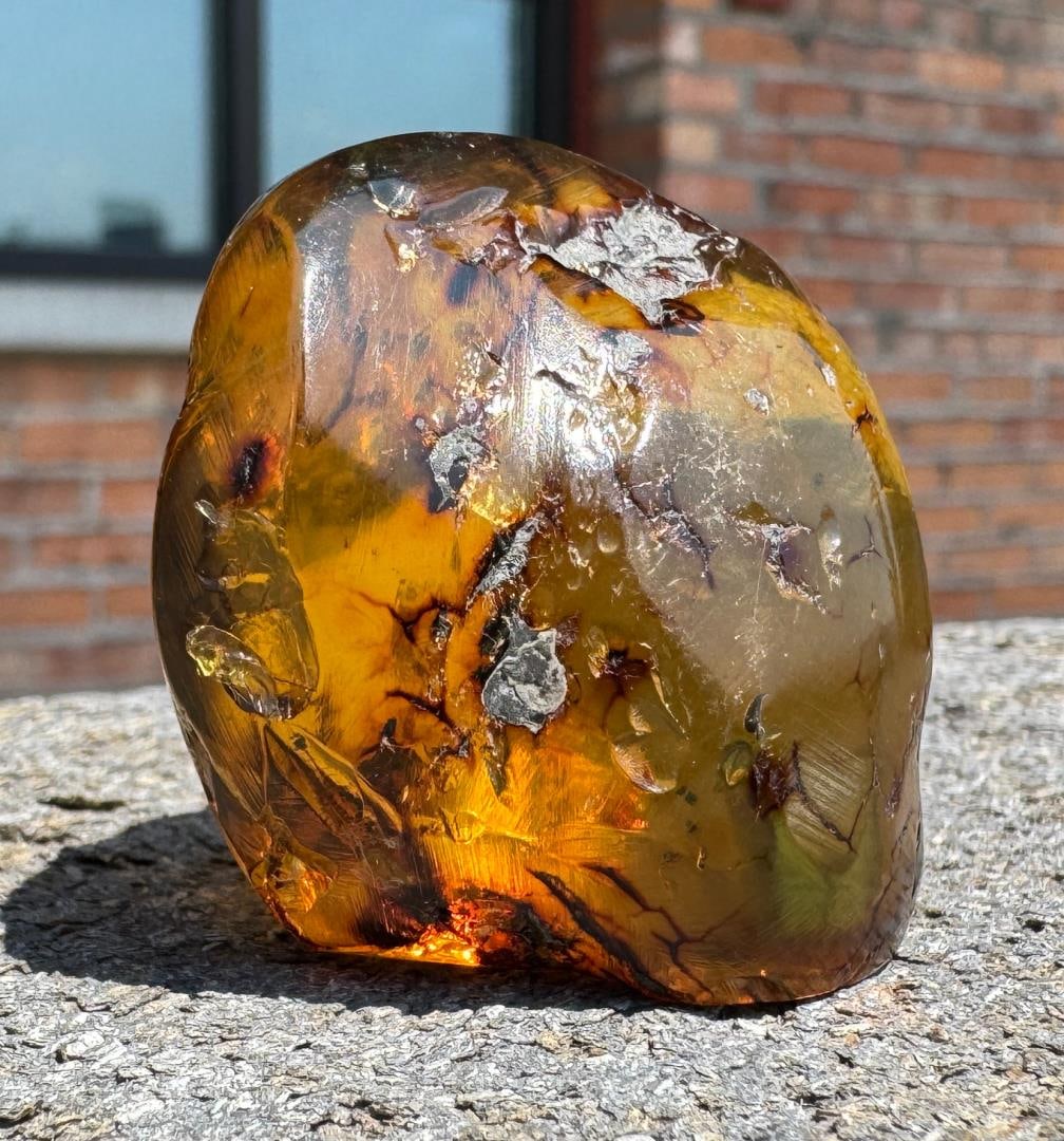 Raw Baltic Amber Nugget - 3