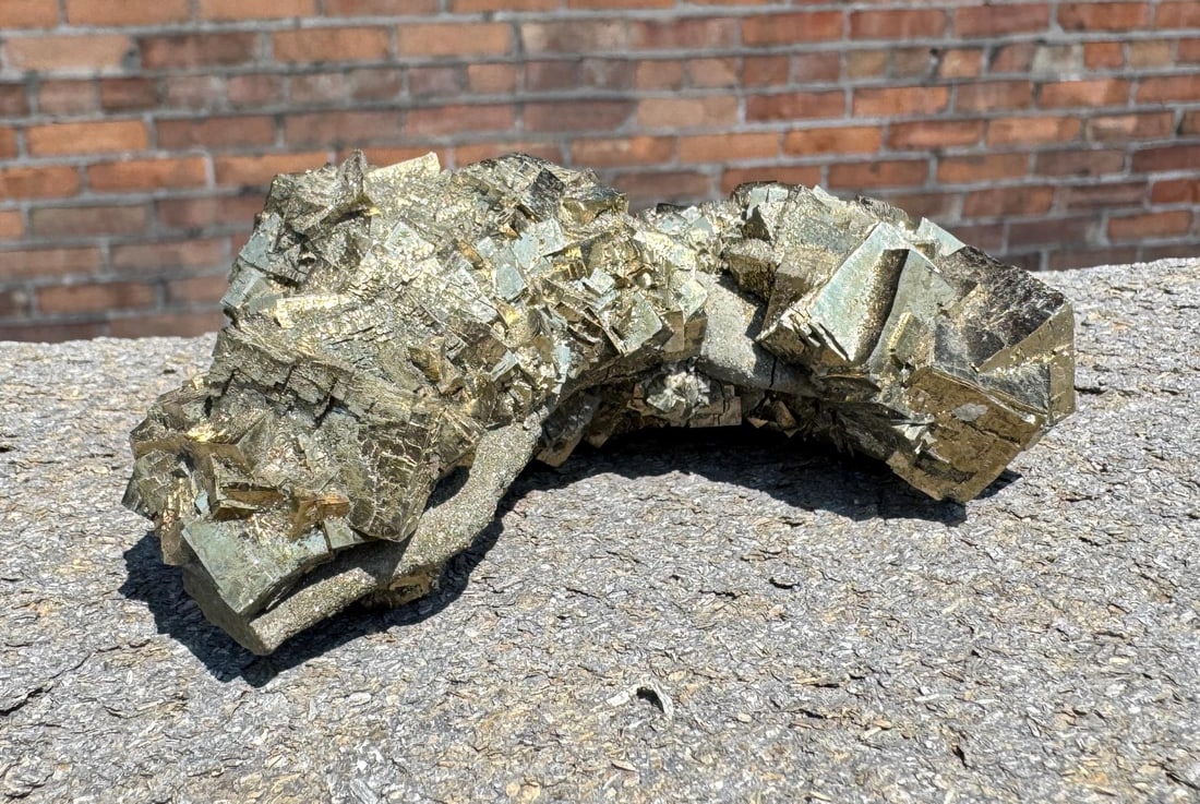 Large Cubic Pyrite Mineral Specimen (1 of 4)