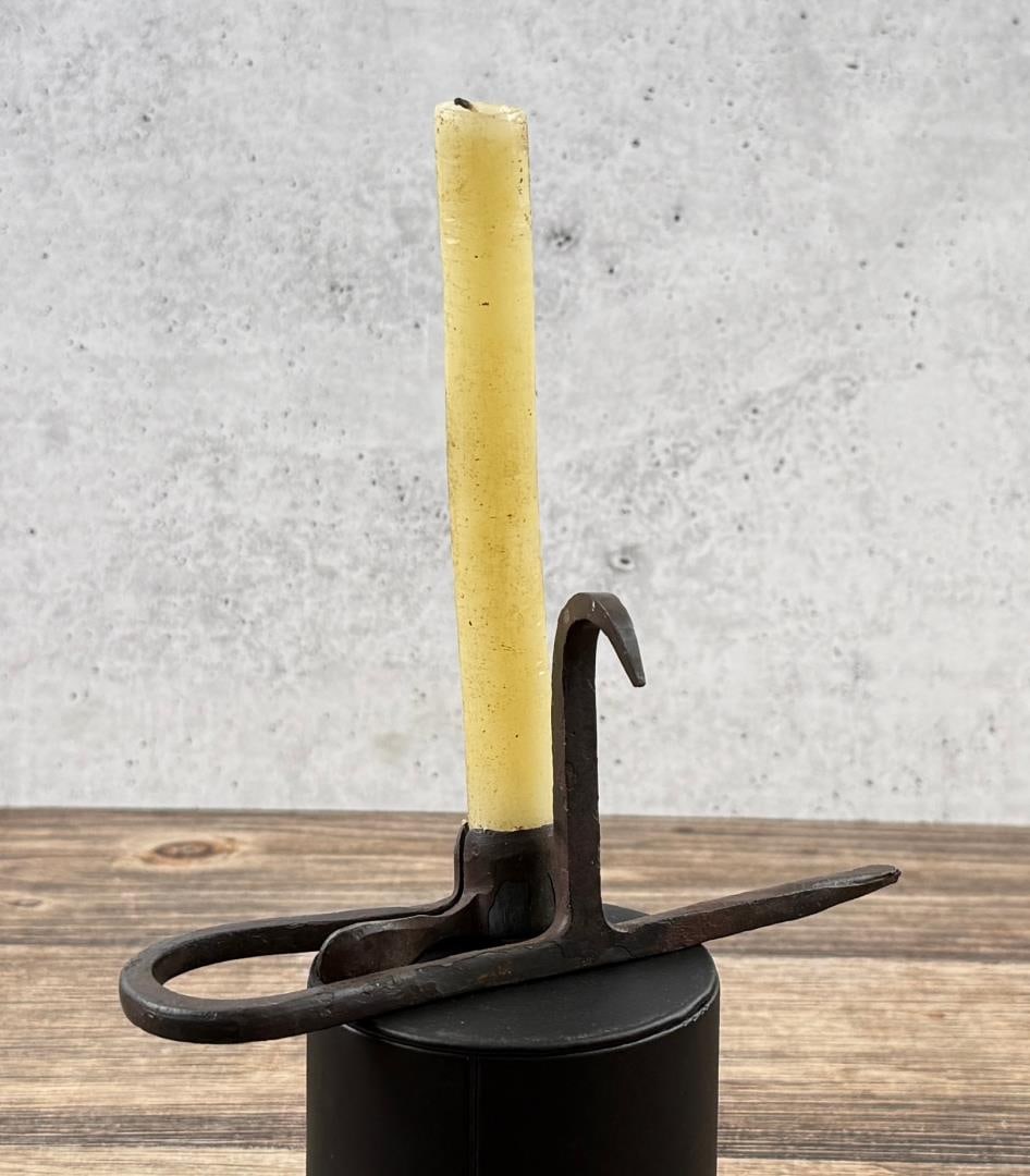 Ideal L.S.W. Butte Montana Miners Candlestick: Ludlow-Saylor Wire Company. 6 3/4" long.