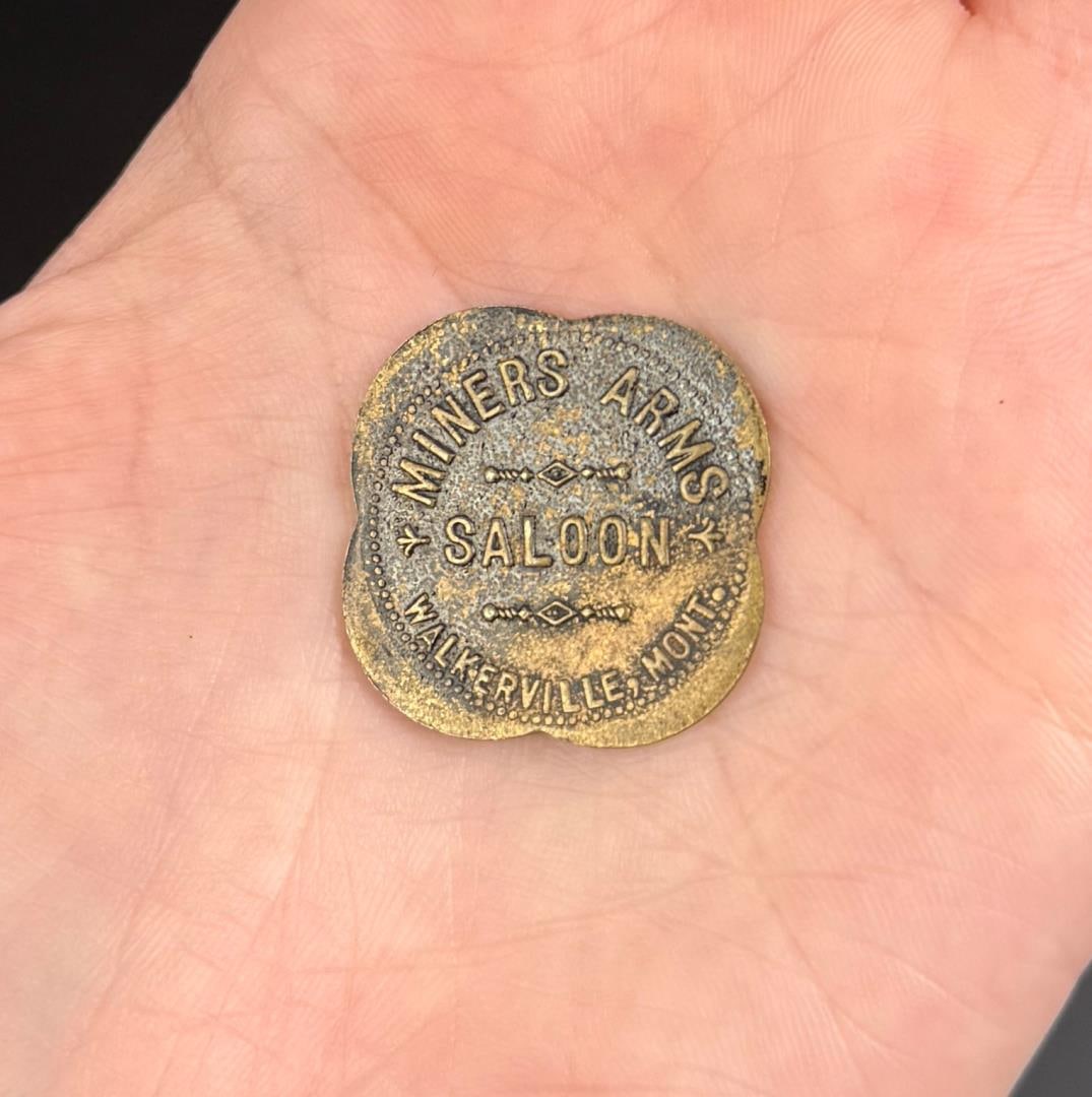 Miners Arms Saloon Walkerville Montana Token (1 of 3)