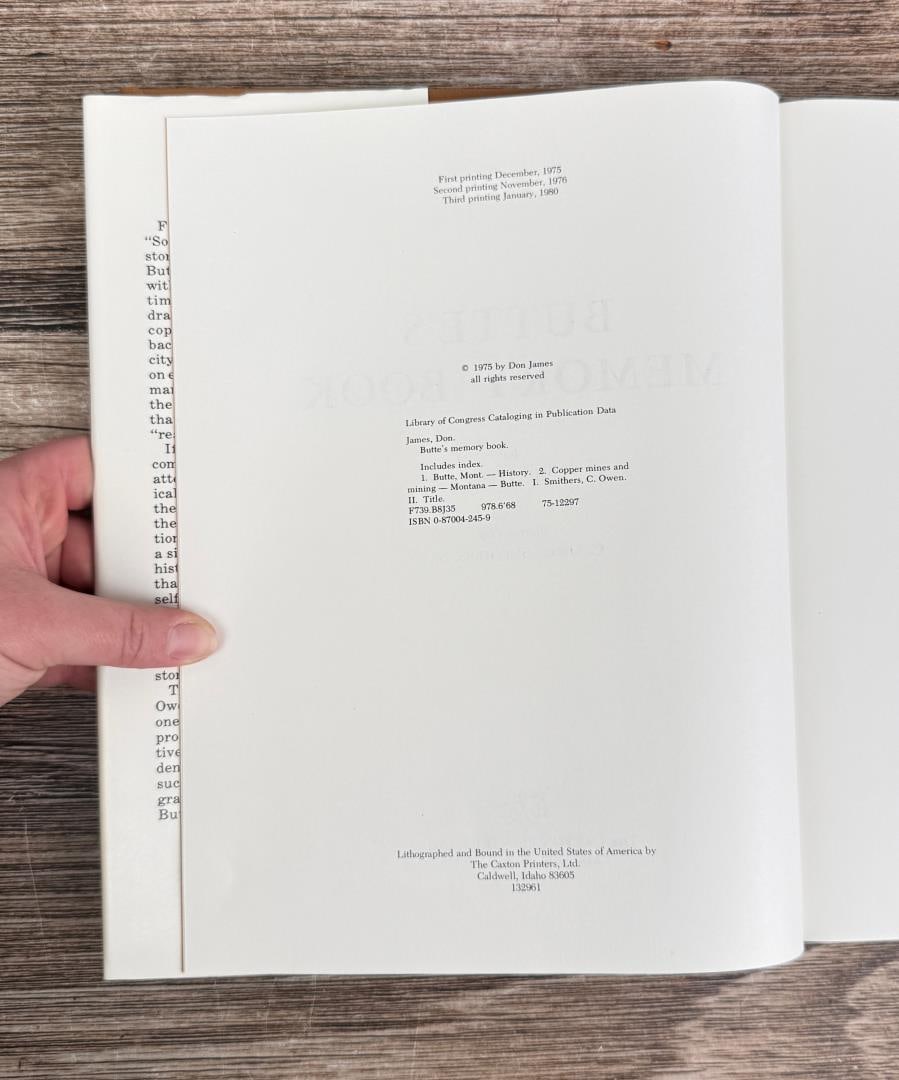 Butte's Memory Book - 5