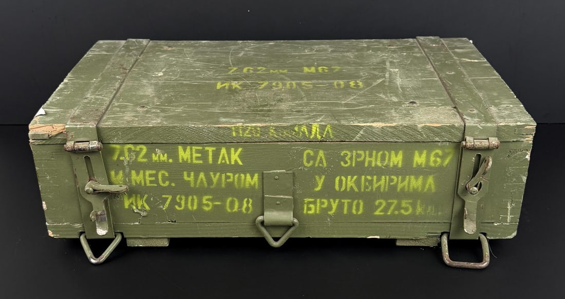 1120 Rounds of Yugo 7.62x39 7.62mm Rifle Ammo: California and New York Shipments requires this lot to be sent to an FFL Dealer