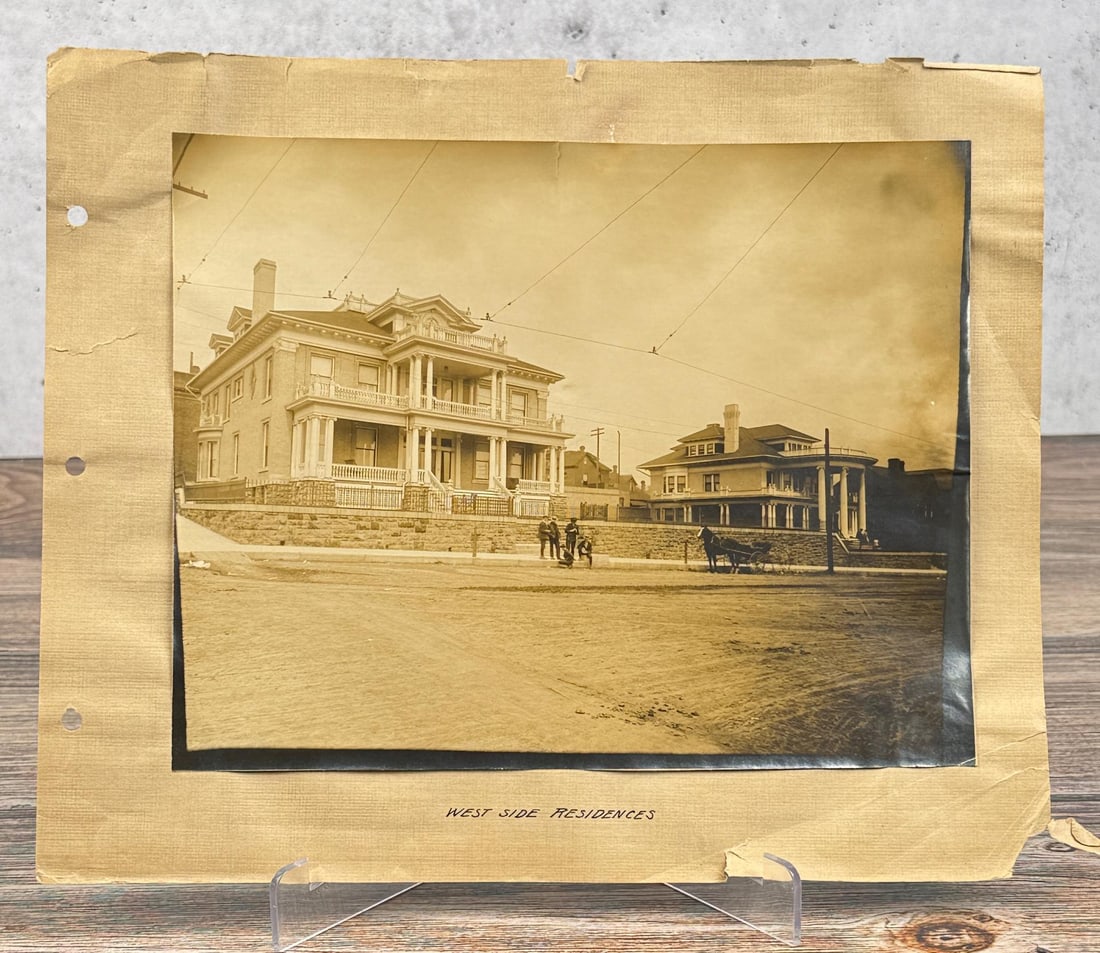 Butte Montana West Side Mansion Photo: 10" by 12 7/8".