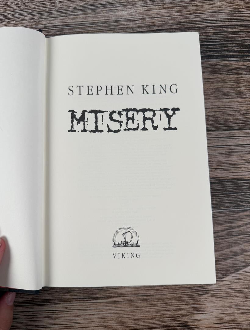 Misery Author Signed - 6