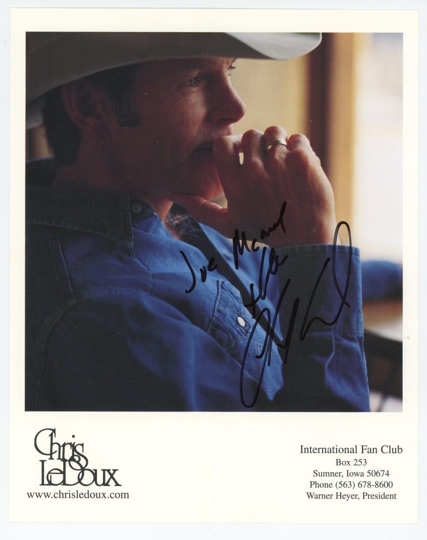Chris Le Doux Signed Photo (1 of 4)