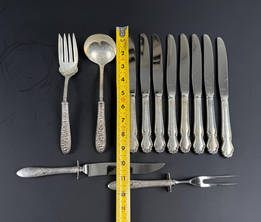 Sterling Silver Handled Flatware - 6