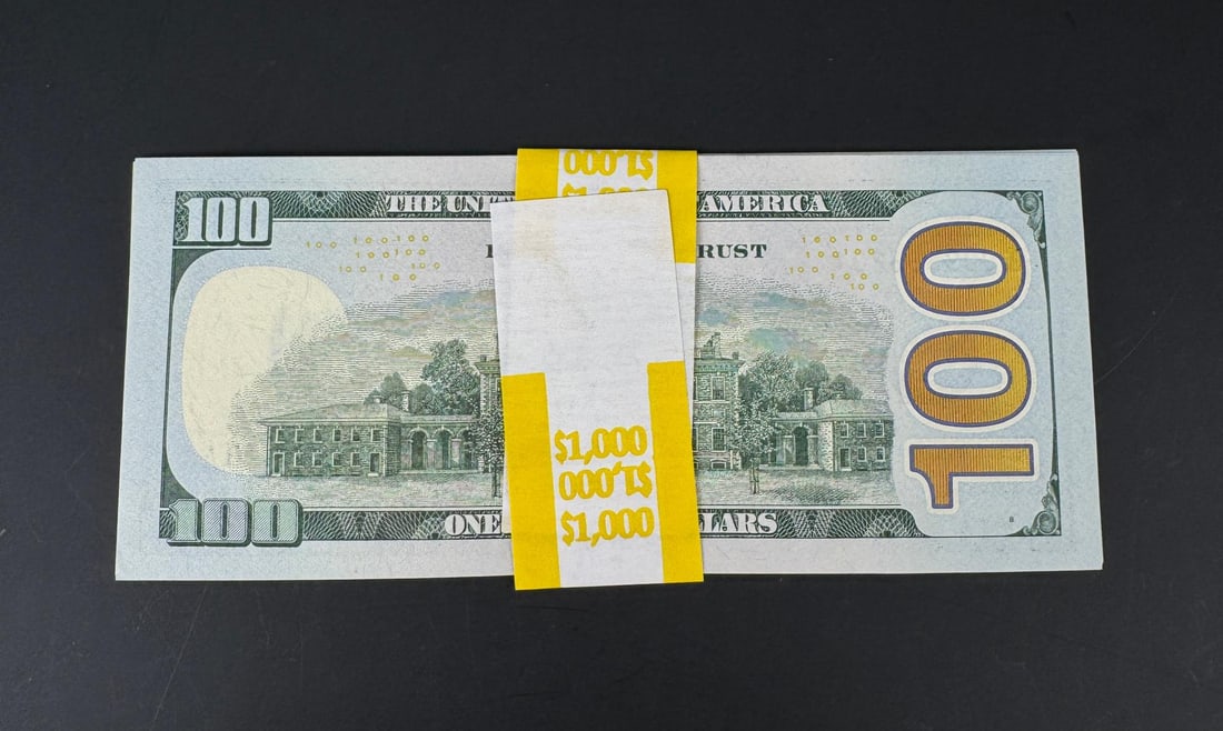 $1000 Face Value Sequential $100 Bank Notes - 2