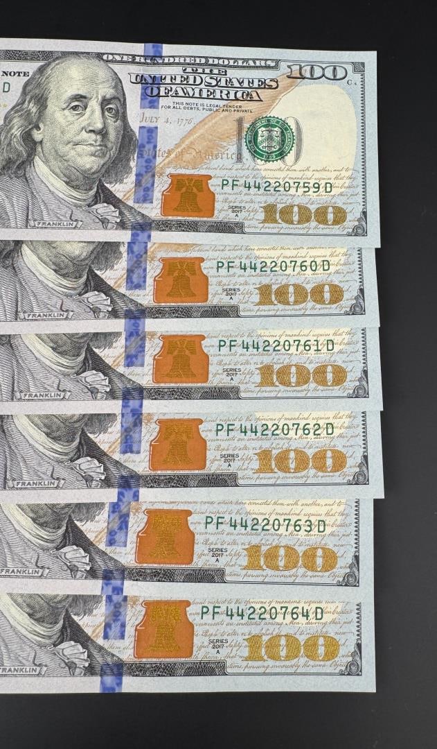$600 Face Value $100 US Sequential Notes - 3