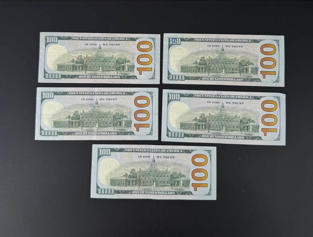 $500 Face Value $100 US Star Notes - 2