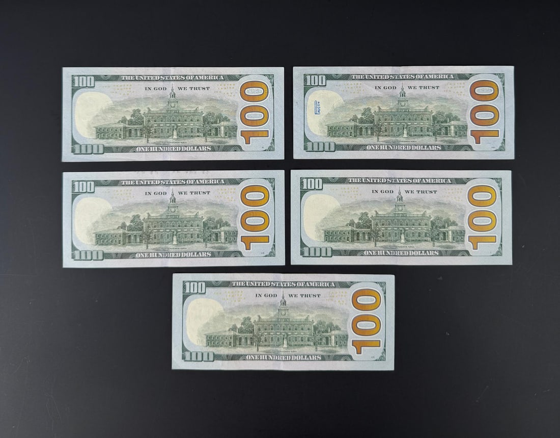 $500 Face Value $100 US Star Notes - 2