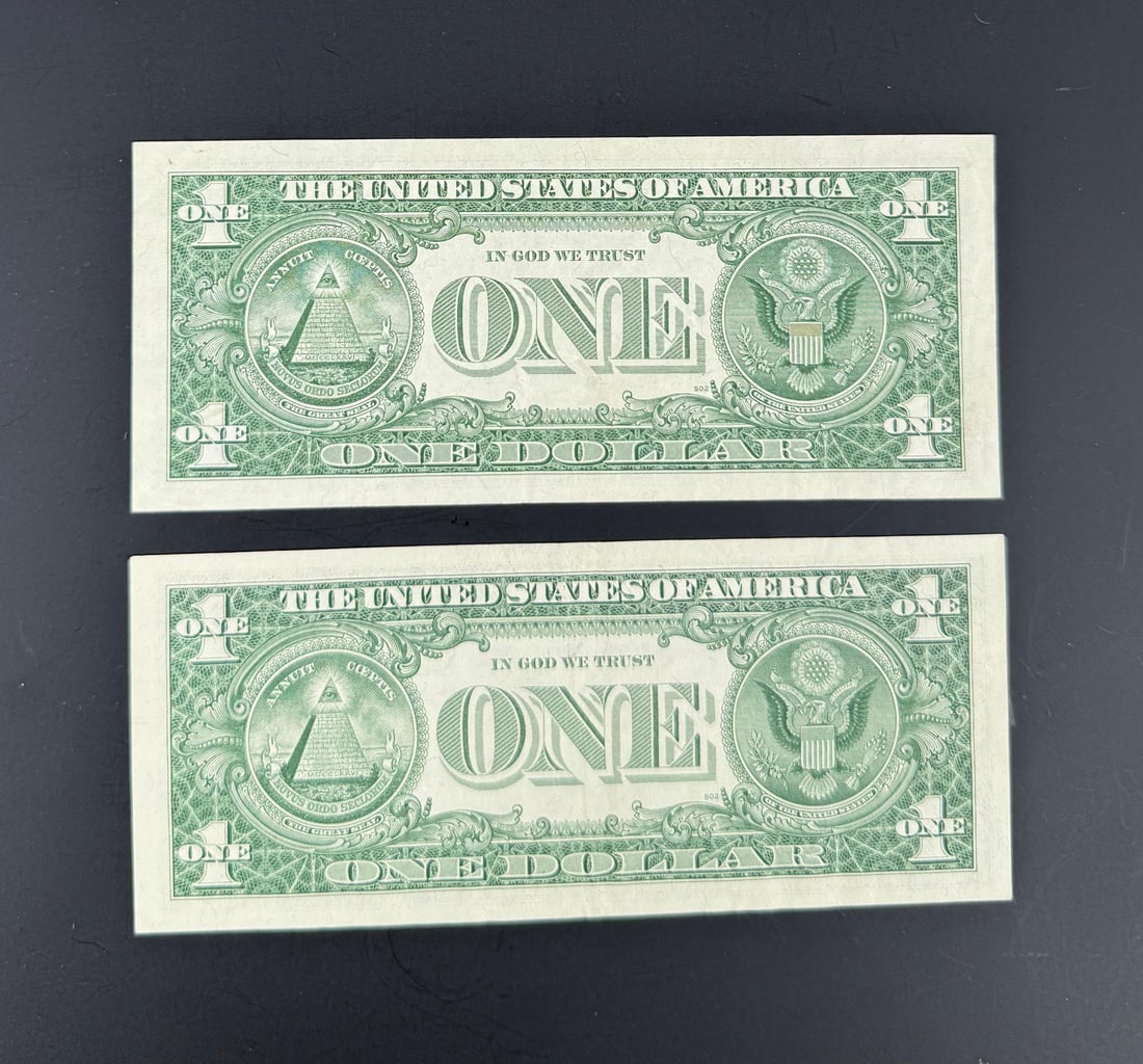$1 US Star Note Bank Notes - 2