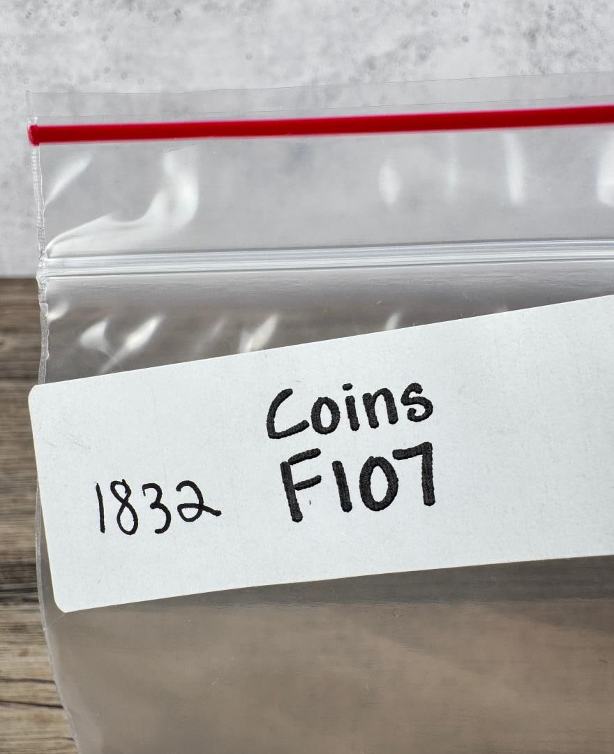 1832 Capped Bust Silver Dime - 3