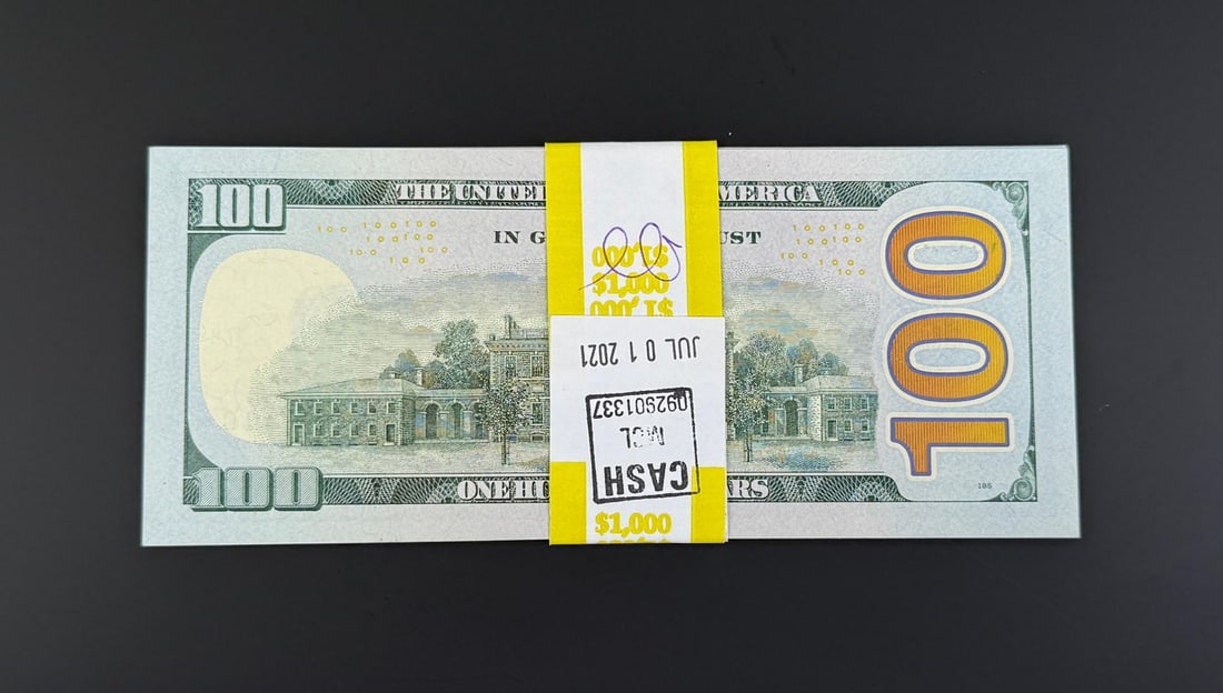 $1000 Face Value Sequential $100 Bank Notes - 2