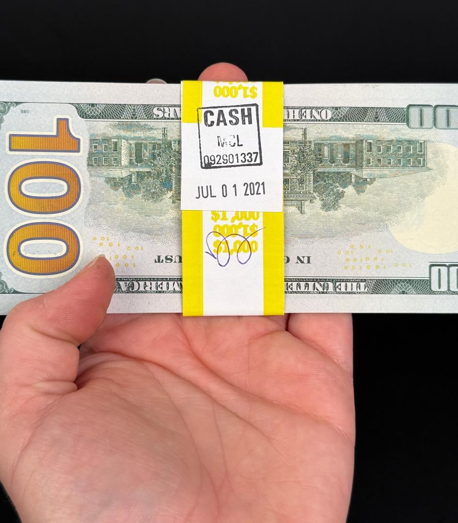 $1000 Face Value Sequential $100 Bank Notes - 3