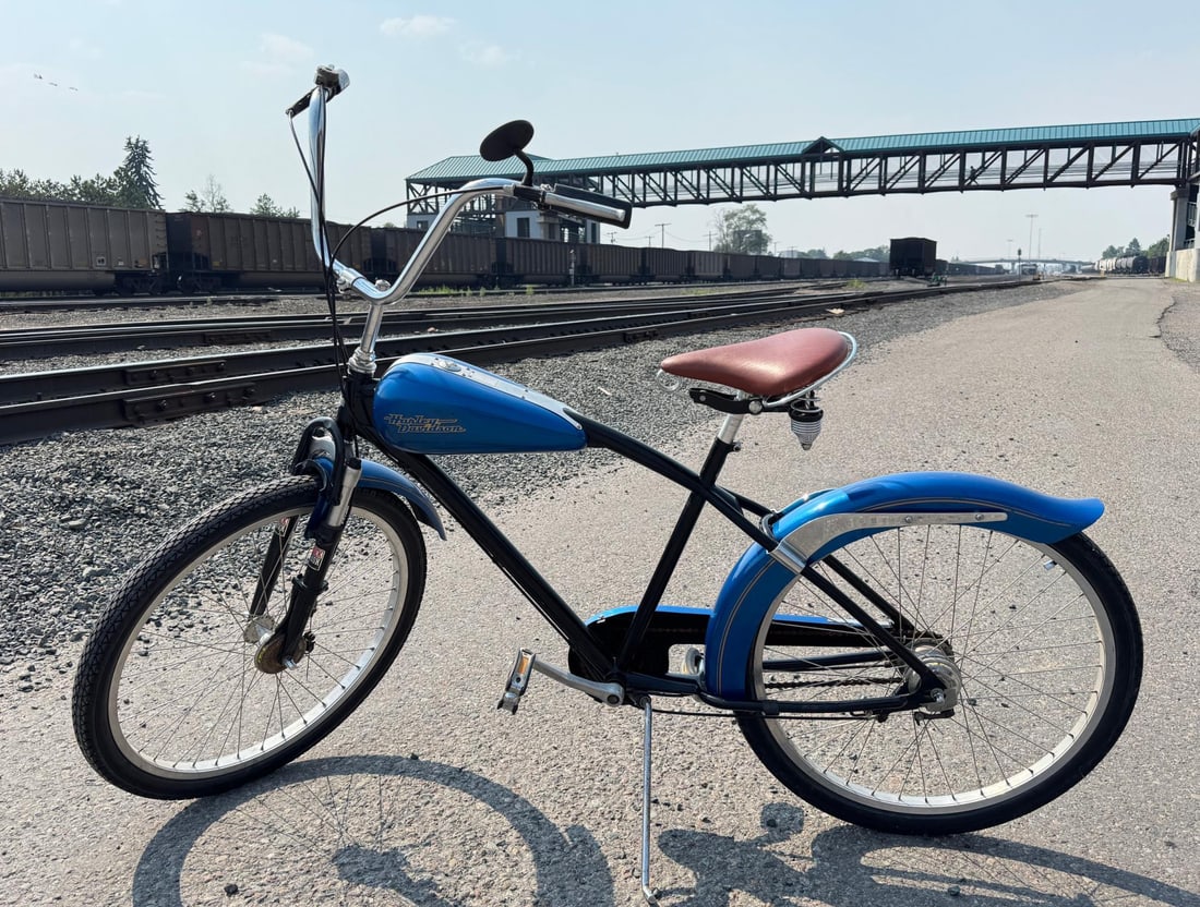 Harley Davidson Velo Glide Bicycle: Nice example, late 1990s.