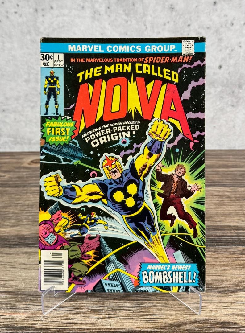 Marvel The Man Called Nova #1 Comic Book: Features the origin and first appearance of Richard Rider as Nova.