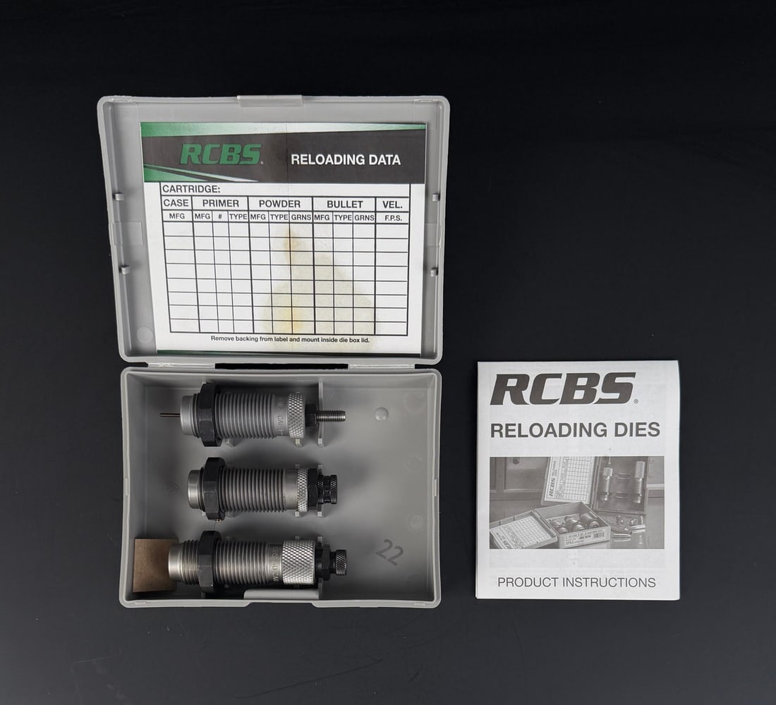 RCBS .30 Carbide Three Die Reloading Dies: TC Set