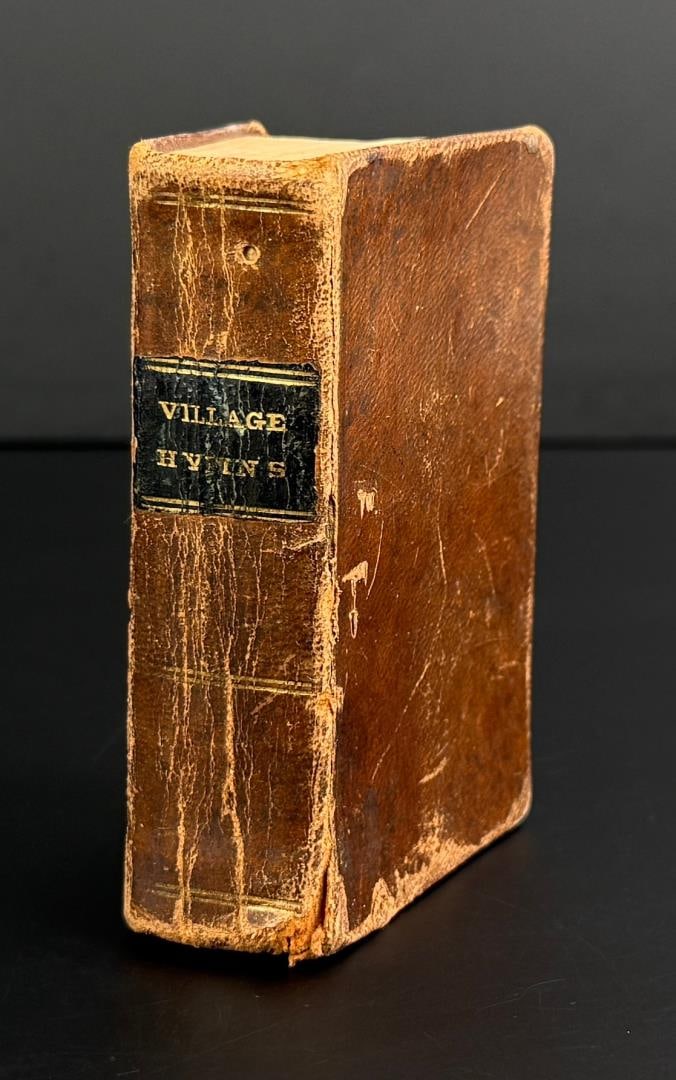 Pre Civil War American Village Hymn Book: 1828, Dr. Watts, E. Sands publisher. New York