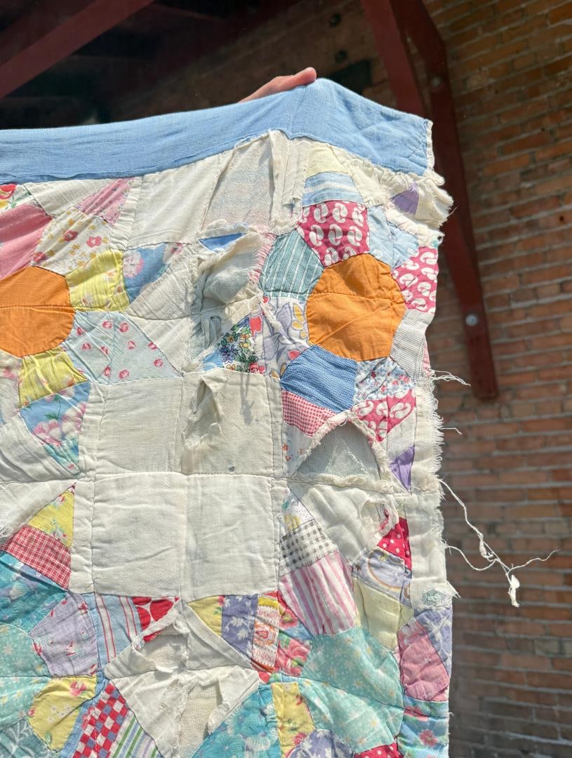 1940s Patchwork Quilt - 2