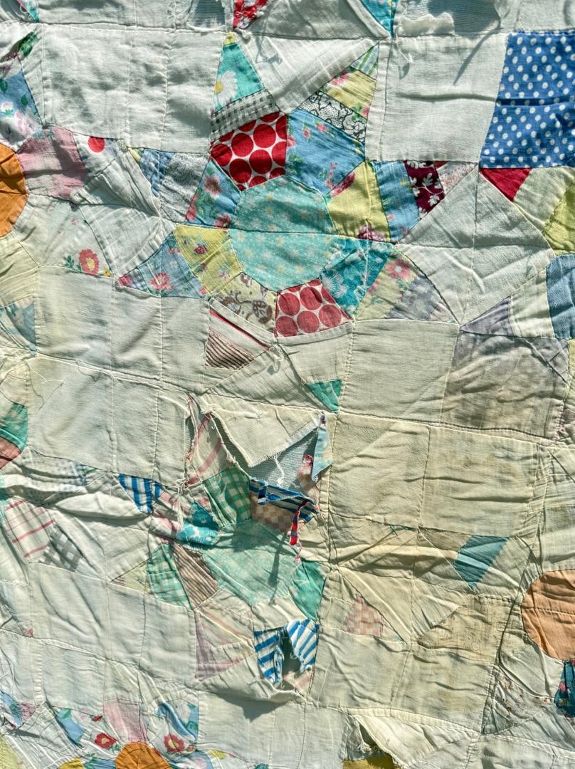1940s Patchwork Quilt - 3