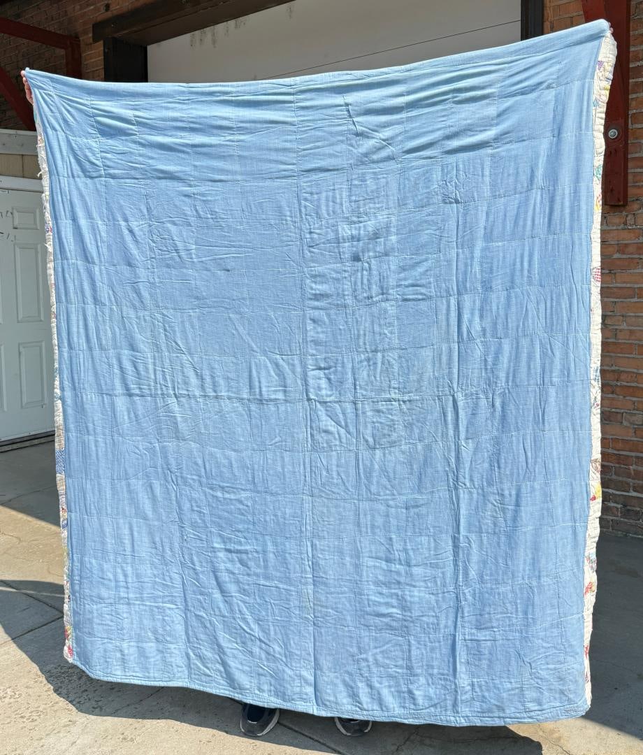 1940s Patchwork Quilt - 4