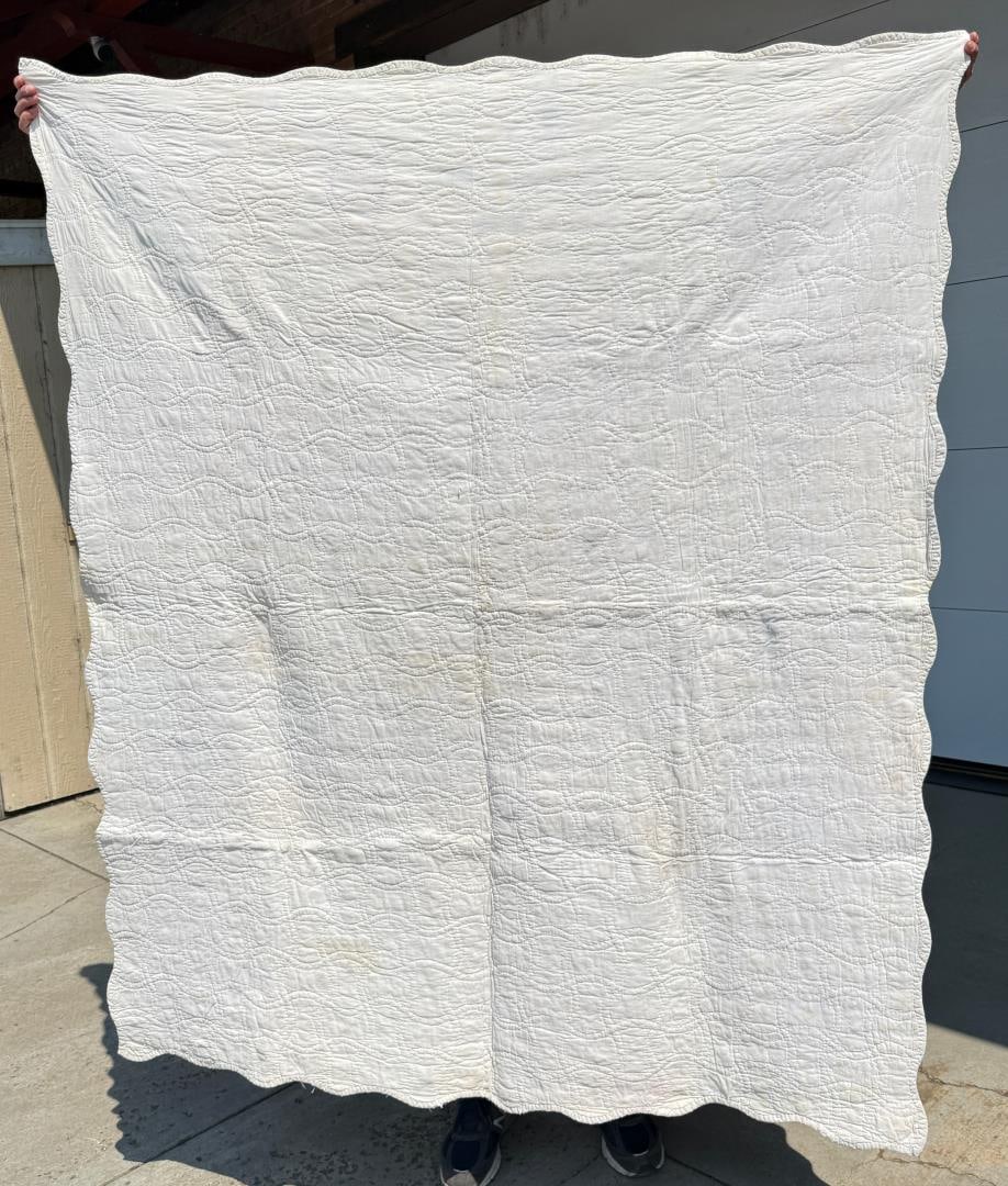 1940s Patchwork Apple Core Quilt - 2