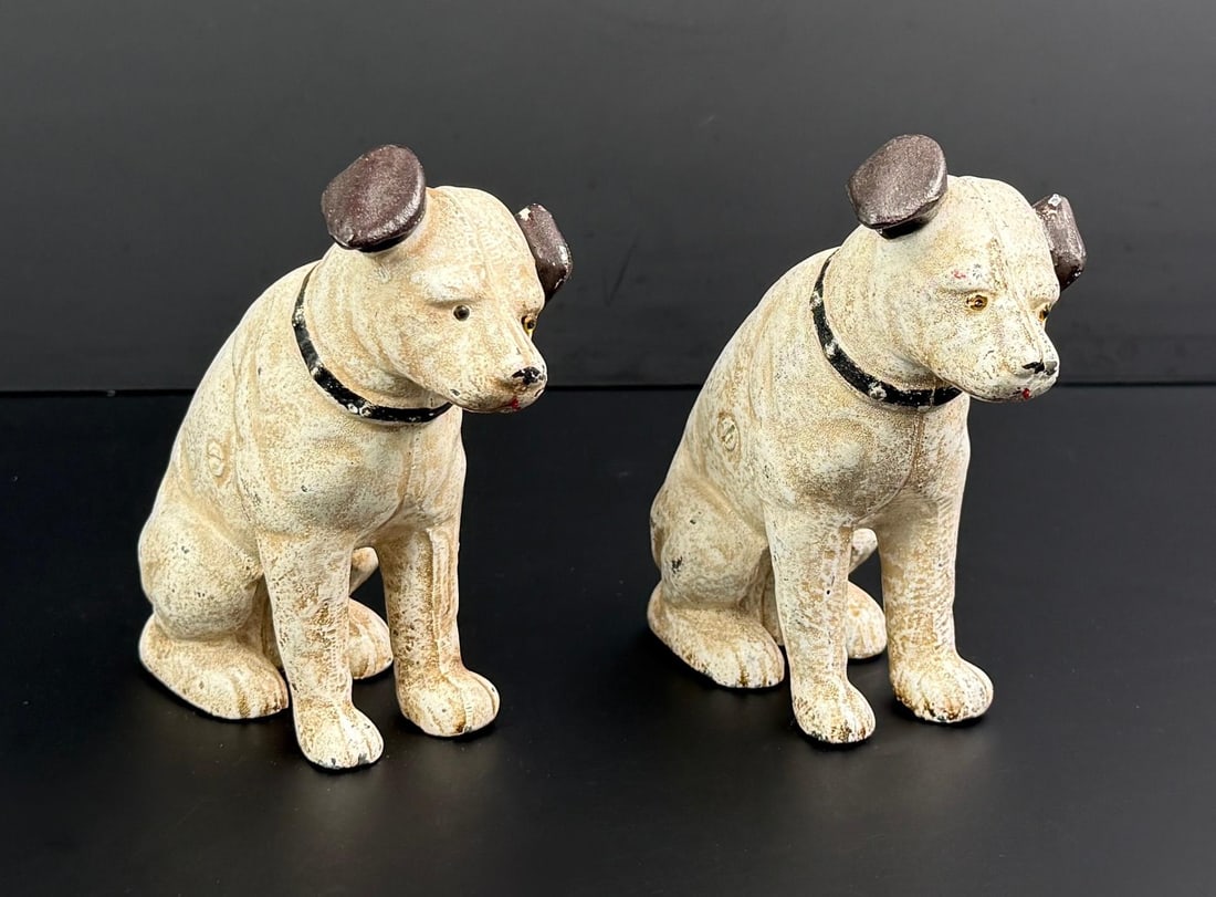 RCA Nipper Dog Cast Iron Still Banks (1 of 5)