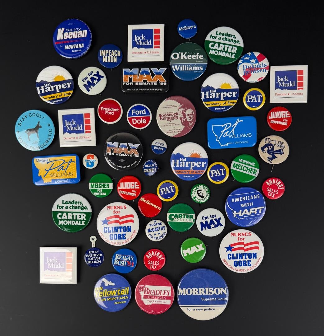 Collection of Presidential Campaign Buttons (1 of 6)