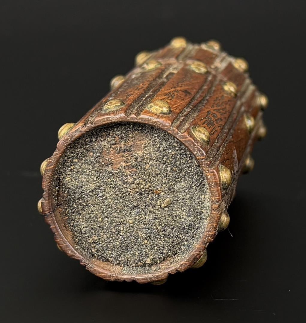 German Oak Studded Match Box - 5