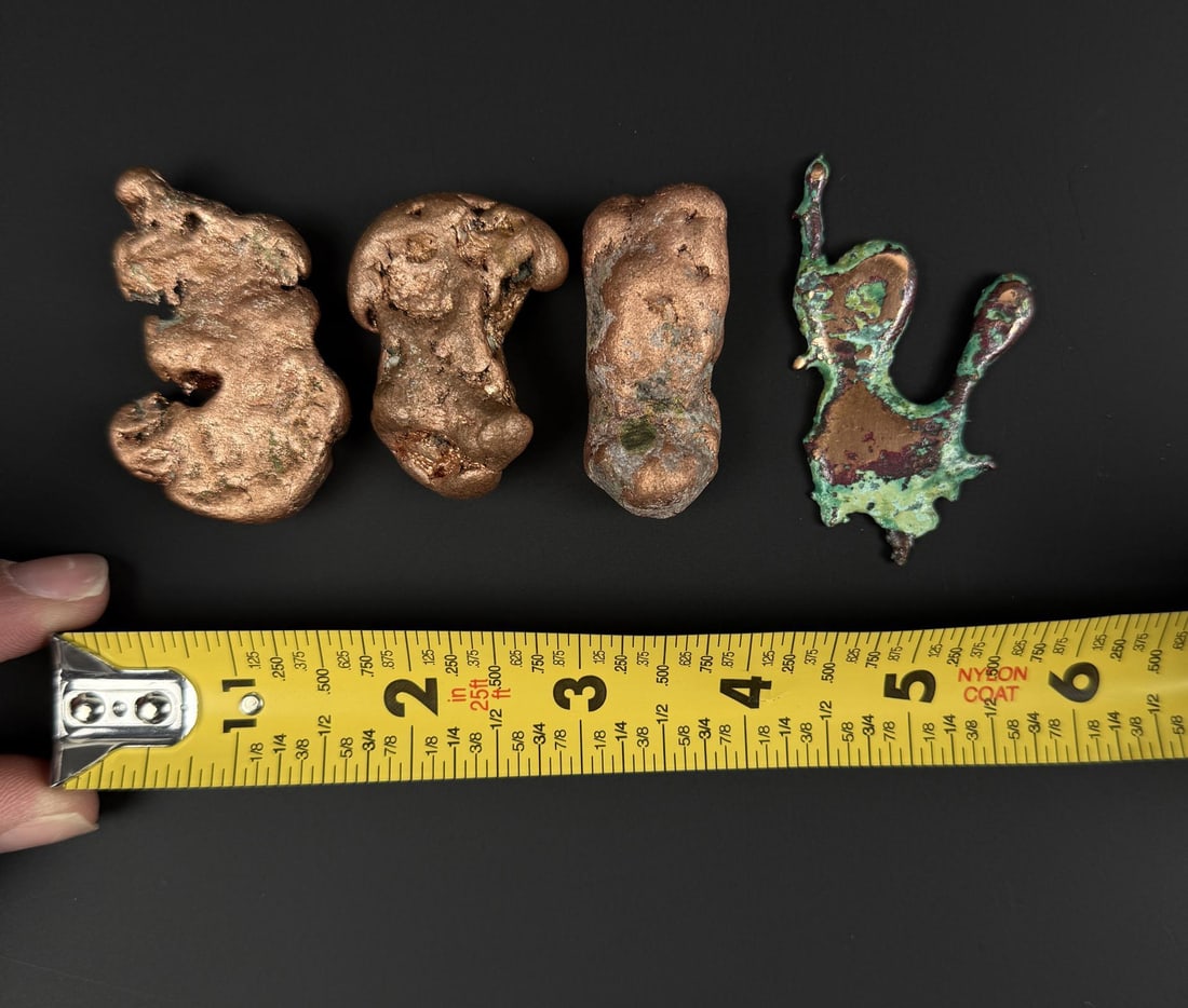 Michigan Native Float Copper Specimens - 6
