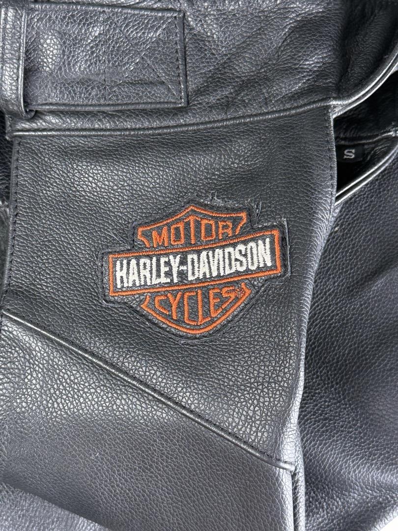 Harley Davidson Leather Motorcycle Chaps - 9