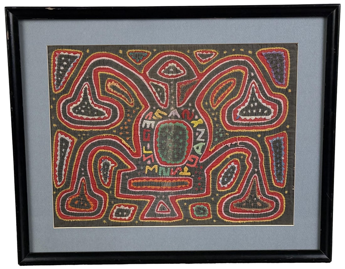 Panama Hand Stitched Kuna Mola Textile (1 of 3)