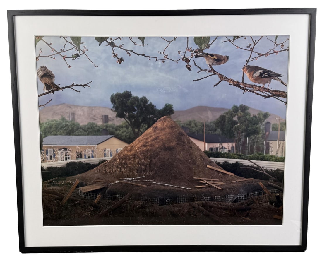 Gregory Crewdson Natural Wonder Chromogenic Print: Title is Natural Wonder. 30" by 40" unframed. 43" by 35" framed. 1992. Chromogenic print. Edition 2/6. Gregory Crewdson. Born 1962 Brooklyn, New York. Known for: Conceptual art-documentary themes,