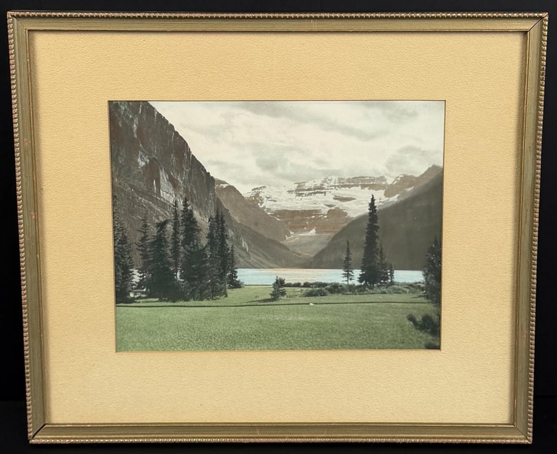 Lake Louise Canada National Park Photo: 12 1/4" by 14 1/4" framed.