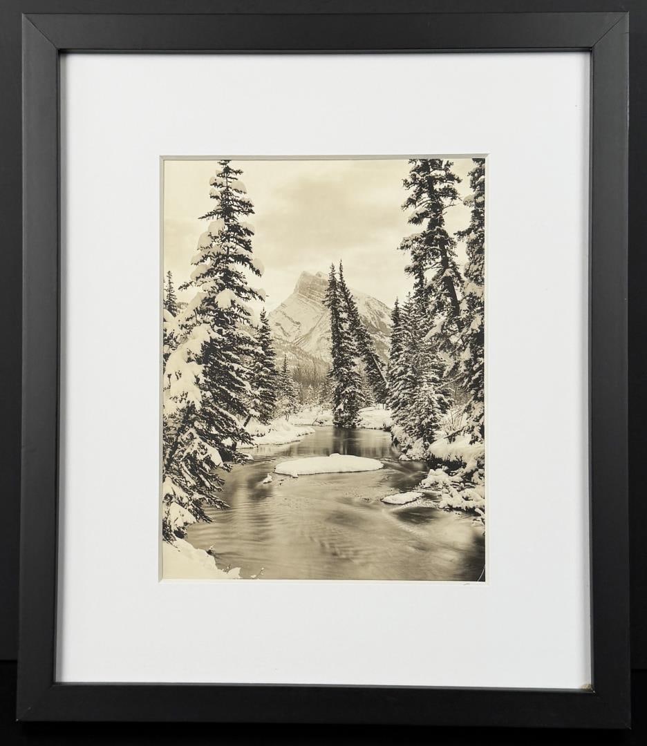 Mount Rundle Banff National Park Photo: 12" by 14" framed.
