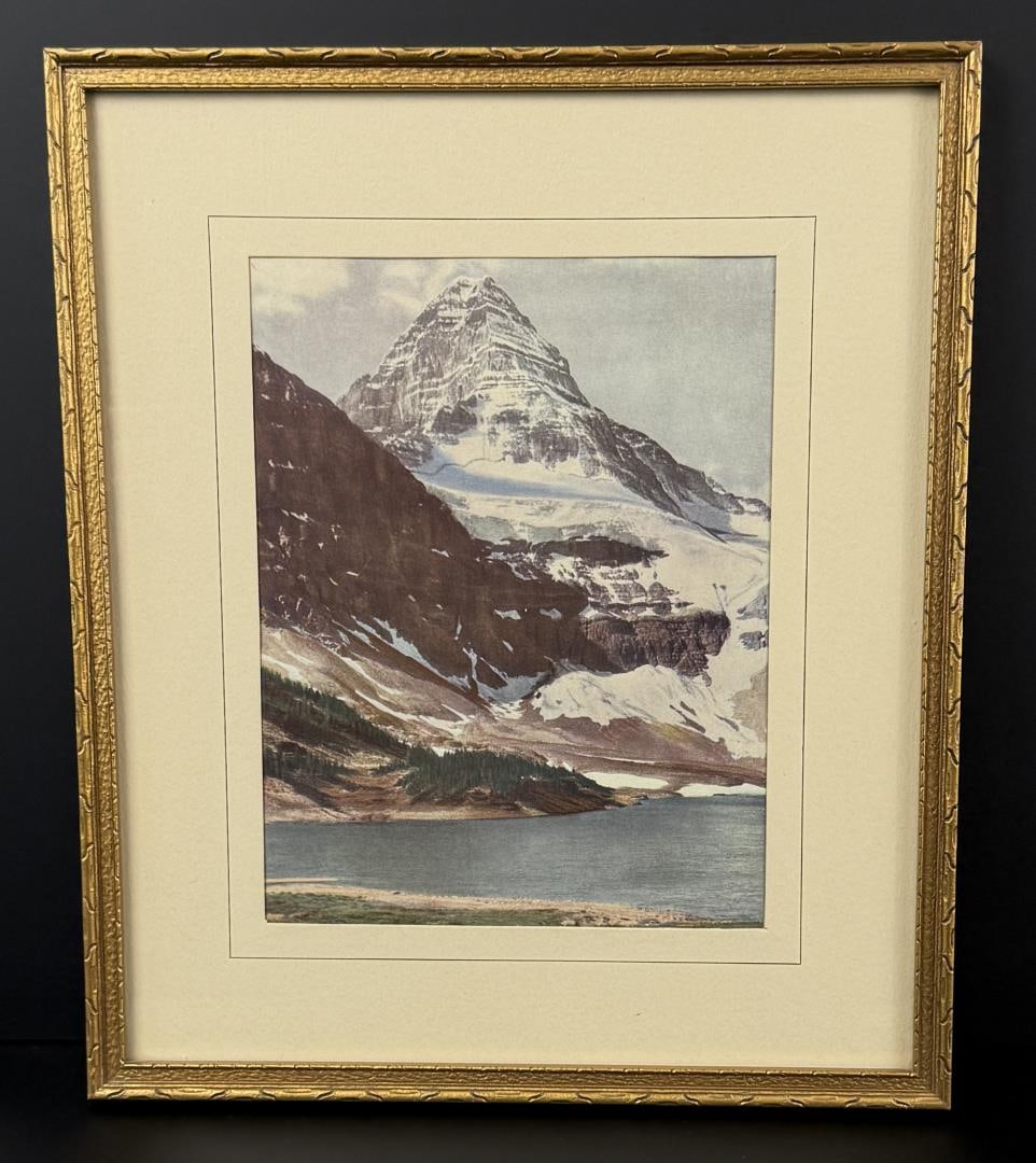 Mount Assiniboine Canada Photo: 11 3/4" by 13 3/4" framed.