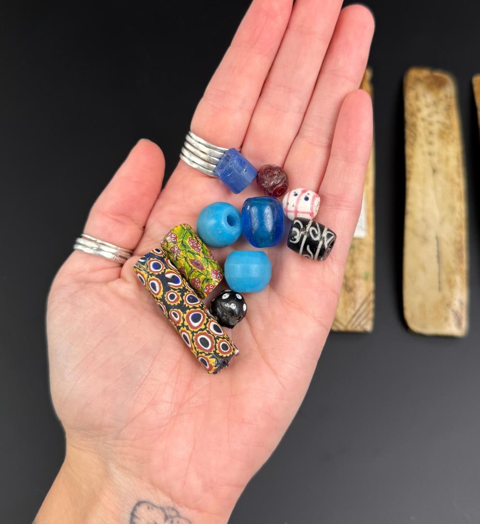 Native American Indian Bone Game Pieces - 3