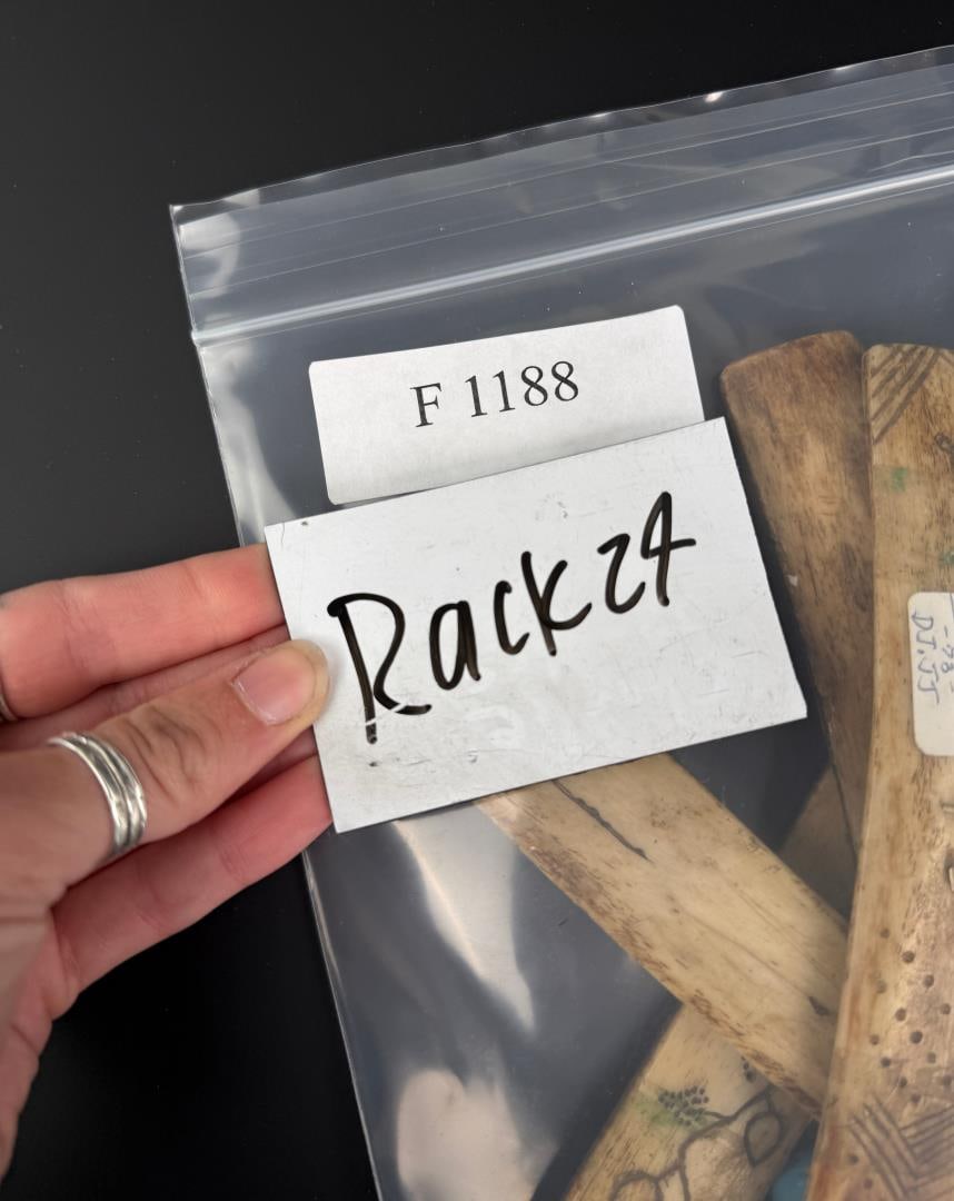 Native American Indian Bone Game Pieces - 4