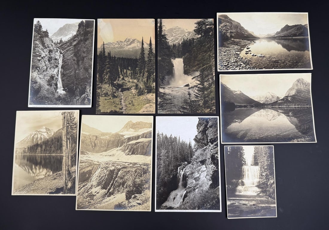 Fred Kiser Glacier National Park Montana Photos: Largest is 6 1/2" by 9 1/4"
