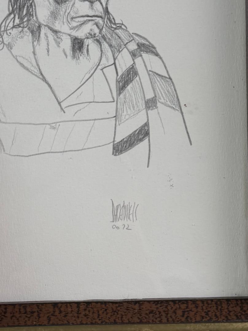 Dave Powell Old Bear Drawing - 3