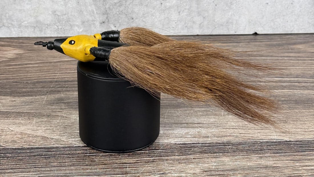Custom Made Mouse Fishing Lure: Nicely made.