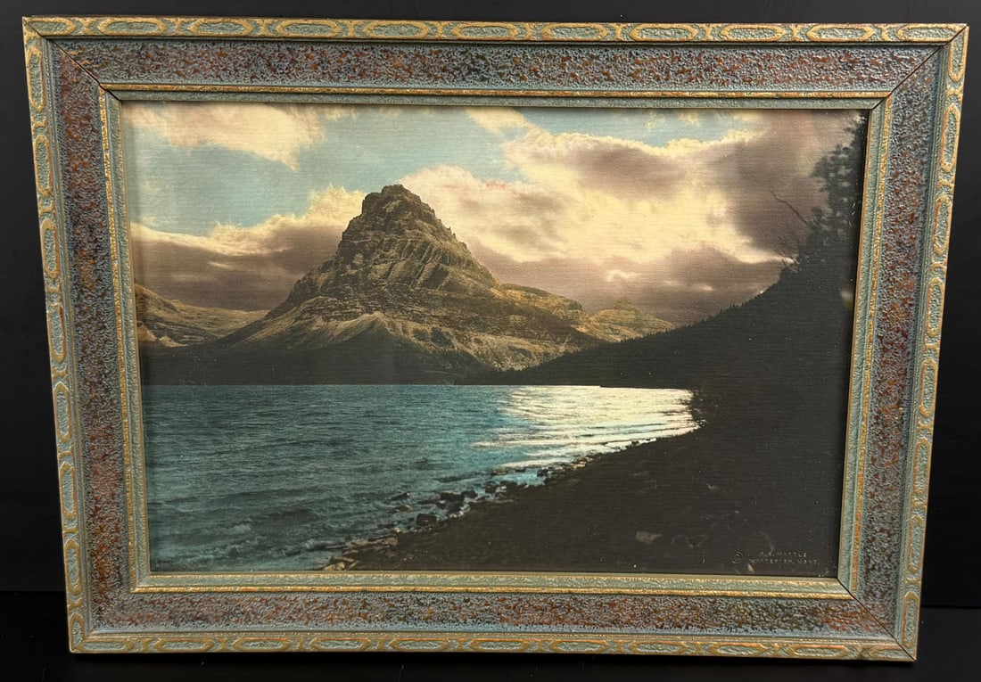 R.E. Marble Glacier Park Montana Hand Tinted Photo (1 of 4)