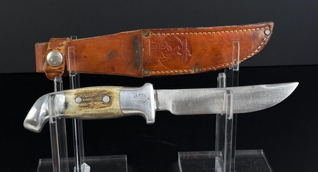 RH Rudy Ruana Bonner Montana Knife 12A: 9 3/8" long.